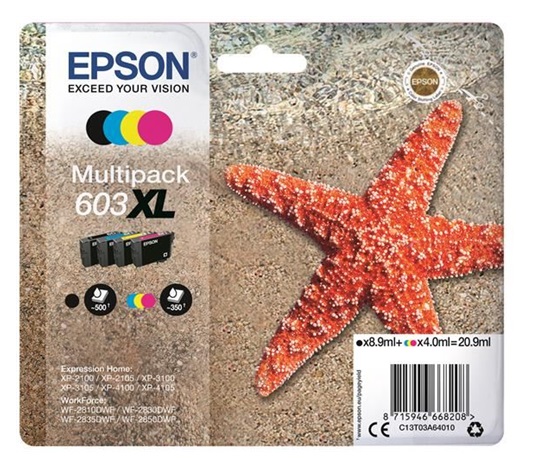 EPSON ink Multipack "Hvězdice" 4-colours 603XL Ink