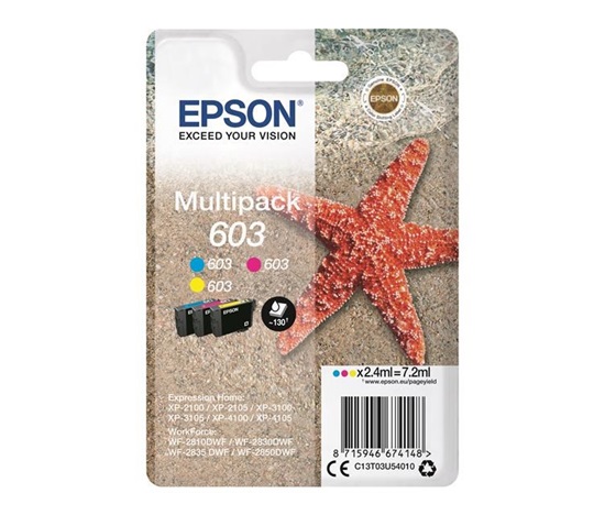 EPSON ink Multipack "Hvězdice" 3-colours 603 Ink
