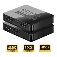 PREMIUMCORD HDMI splitter 1-2 porty, s napájením z USB, 4K, FULL HD, 3D