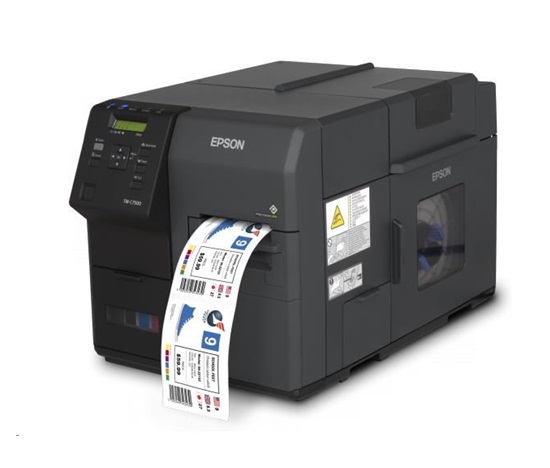 Epson ColorWorks C7500, cutter, disp., USB, Ethernet, black