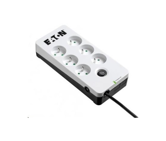 Eaton Protection Box 6 FR, přepěťová ochrana, 6 zásuvek, 1m