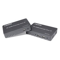PREMIUMCORD HDMI extender s USB na 150m over IP, bez zpoždění