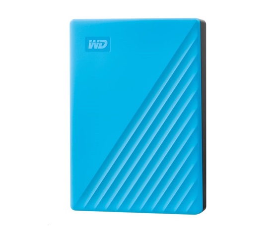 WD My Passport Portable 4TB, Externí HDD, USB 3.0, modrá