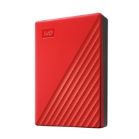 WD My Passport Portable 4TB, Externí HDD, USB 3.0, červená