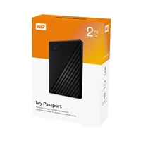 WD My Passport Portable 2TB, Externí HDD, USB 3.0, černá