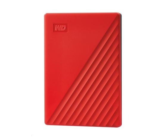 WD My Passport Portable 2TB, Externí HDD, USB 3.0, červená
