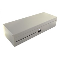 Virtuos pokladní zásuvka Flip-top FT-460C4 - s kabelem, se zamykacím krytem, bílá