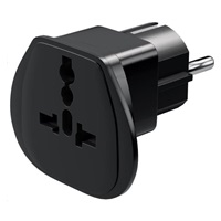 Goobay Univerzální cestovní adaptér pro zahraniční spotřebiče do CZ zásuvky IEC 320 C13