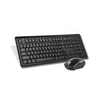 A4tech 4200N set bezdr. kláv. + bezdr. V-Track optická myš,CZ/US, USB