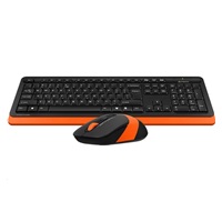 A4tech FG1010 FSTYLER set bezdr. klávesnice + myši, oranžová barva