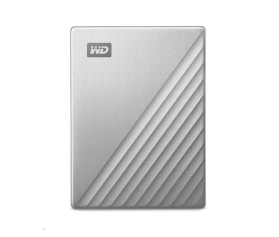 WD My Passport Ultra 5TB, Externí HDD, USB-C 3.0, pro MAC, stříbrná