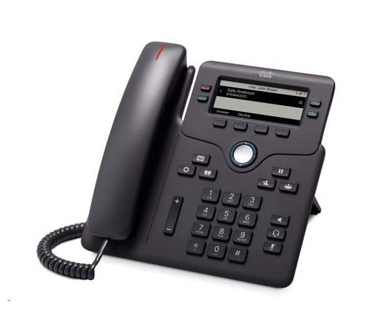 Cisco CP-6851-3PCC-K9=, VoIP telefon, 4line, 2x10/100/1000, displej, PoE, MPP. bez adaptéru