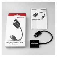 AXAGON RVD-VGN, DisplayPort -> VGA redukce / adaptér, FullHD, 1920*1200