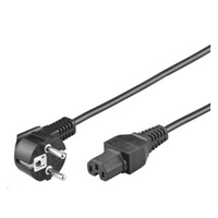 PREMIUMCORD Kabel síťový 230V k počítači 2m IEC 320 C15 konektor s drážkou