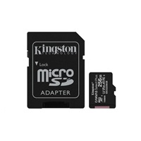 Kingston MicroSDXC karta 256GB Canvas Select Plus 100R A1 C10 Card + SD adaptér