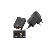 PREMIUMCORD Převodník z digitálního signálu SPDIF a optického Toslink na 2x CINCH