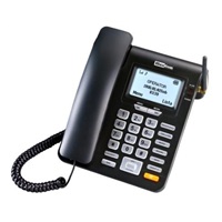 MaxCom MM28DHS, stolní GSM telefon, černá