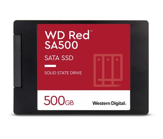 WD RED SSD 3D NAND WDS500G1R0A 500GB SATA/600, (R:560, W:530MB/s), 2.5"