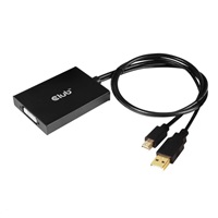 Club3D Adaptér aktivní Mini DisplayPort 1.2 na Dual Link DVI-D Active Adapter, pouze HDCP, 4k30Hz, 60cm