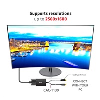 Club3D Adaptér aktivní Mini DisplayPort 1.2 na Dual Link DVI-D Active Adapter, pouze HDCP, 4k30Hz, 60cm