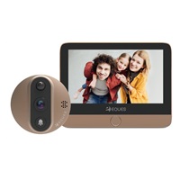 Eques VEIU Mini 2 - Champagne digitální dveřní kukátko