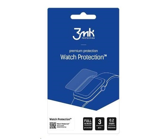 3mk hybridní sklo Watch Protection FlexibleGlass pro Samsung Galaxy Watch R810, 42 mm (3ks)