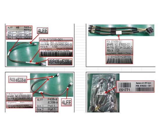 HPE DL180 Gen10 8 to 12LFF Upgrade Kit (MiniSASLFF+powercablekit + blankLFFreduceddepth + 4LFFSASbackplane)