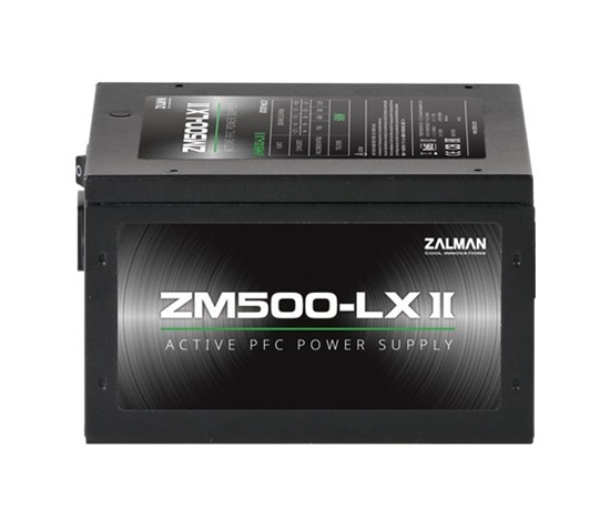 ZALMAN zdroj ZM500-LXII, 500W eff. 85%