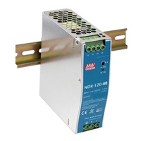 Planet PWR-120-48, Mean Well průmyslový zdroj na DIN lištu, nastavitelný 48-56V DC, 120W
