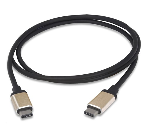 PREMIUMCORD Kabel USB 3.1 konektor C/male - USB 3.1 C/male, 0,5m hliníkové konektory