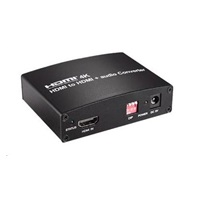 PREMIUMCORD HDMI 4K Audio extraktor s oddělením audia na stereo jack, SPDIF Toslink, RCA