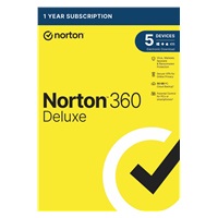 NORTON 360 DELUXE 50GB +VPN 1 uživatel pro 5 zařízení na 1 rok - ESD