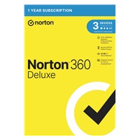 NORTON 360 DELUXE 25GB +VPN 1 uživatel pro 3 zařízení na 1 rok ESD