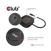 Club3D Video hub MST (Multi Stream Transport) USB-C 3.2 Gen1 na 3x DisplayPort 1.4 4K60Hz