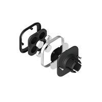 CONNECT IT InCarz 4Strong360 CARBON univerzální magnetický držák do auta, 4 magnety, červený