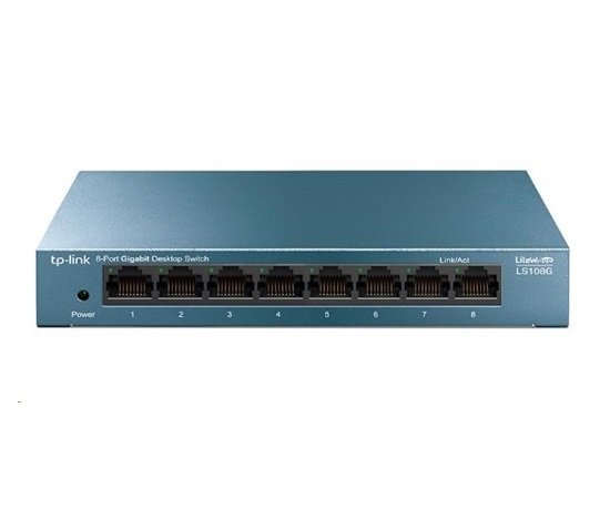 TP-Link LiteWave switch LS108G (8xGbE, fanless)
