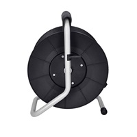 Solight prodlužovací přívod na bubnu, 4 zásuvky, 25m, černý kabel, 3x 1,5mm2