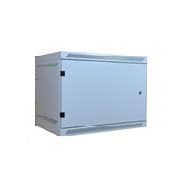LEXI-Net 19" nástěnný rozvaděč 9U 600x400, nosnost 60 kg, plné dveře, svařovaný, šedý