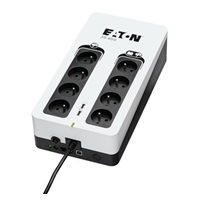 Eaton 3S 850 FR, UPS 850VA / 510W, 8 zásuvek (4 zálohované), USB, 2x USB charge, české zásuvky