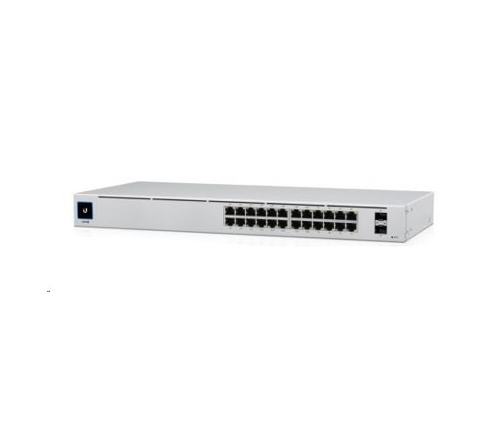 UBNT UniFi Switch USW-24-POE Gen2 [24xGigabit, 16x PoE out 120W, 802.3at/af, 2xSFP, 52Gbps]