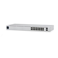 UBNT UniFi Switch USW-16-POE Gen2 [16xGigabit, 8x PoE out 42W, 802.3at/af, 2xSFP, 36Gbps]