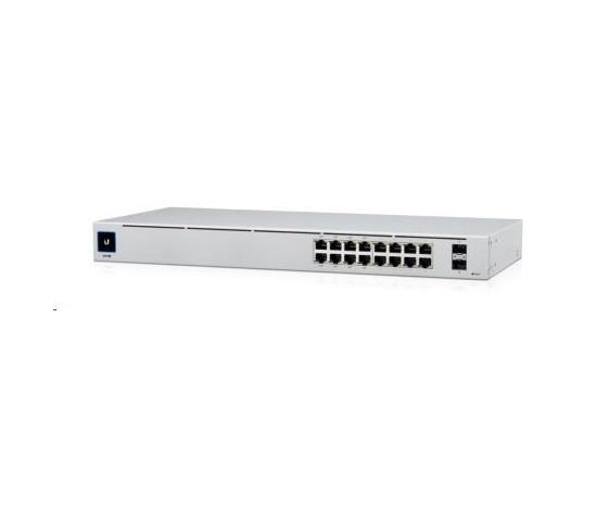 UBNT UniFi Switch USW-16-POE Gen2 [16xGigabit, 8x PoE out 42W, 802.3at/af, 2xSFP, 36Gbps]