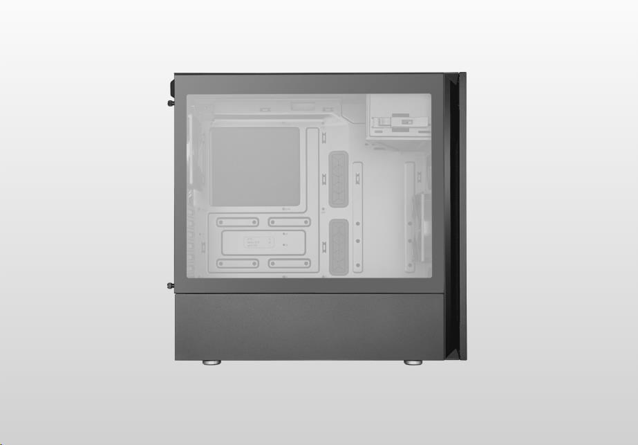 Figure Pogo stick jump hue Cooler Master case Silencio S600 Tempered Glass, ATX, Mid Tower, černá, bez  zdroje | eD system a.s.