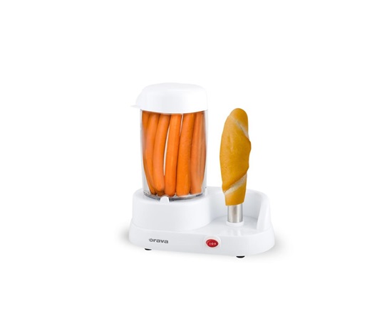 Orava HM-01 hotdogovač, 350 W, pro 6 párků, bílá