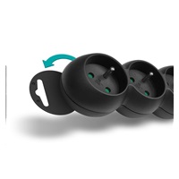CONNECT IT prodlužovací kabel 230 V, 6 zásuvek, 5 m, bez vypínače (černý)