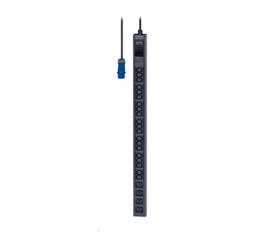 APC Easy PDU, Basic, ZeroU, 16A, 230V, (20)C13 & (4)C19, IEC 309 16A 2P+E (3m)