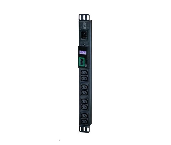 APC Easy PDU, Metered, 1U, 16A, 230V, (8)C13, IEC C14 (2.5m)