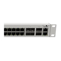 MikroTik Cloud Router Switch CRS354-48G-4S+2Q+RM, 650MHz CPU, 64MB, 1x10/100, 48xGLAN, 4xSFP+, 2xQSFP, vč. L5