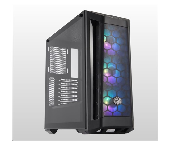 Cooler Master case MasterBox MB511 aRGB, E-ATX, Mid Tower, černá, bez zdroje