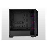 Cooler Master case MasterBox MB511 ARGB, E-ATX, Průhledná bočnice, 1x 120mm Fan, Černá